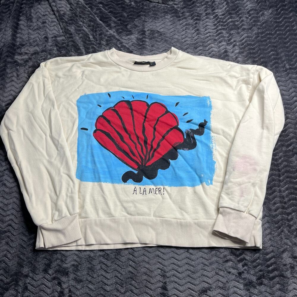 Mini Rodini ''A la mer'' Organic Cotton Sweatshirt Size L